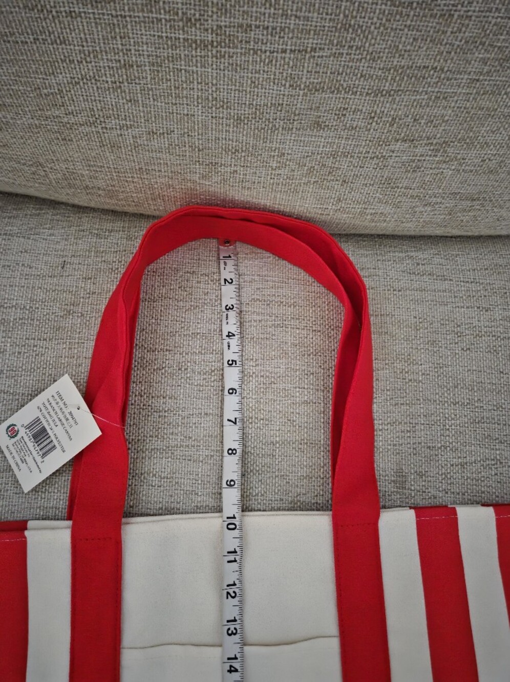 99 Ranch Market Large+ Mini Stars & Stripes Tote Set Of 2 - Picture 6 of 14